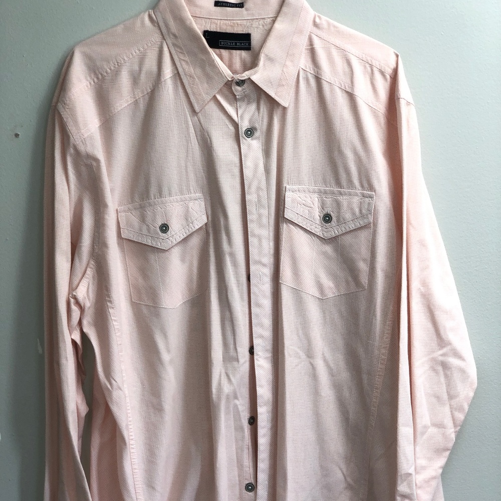Buckle Black Button Up
